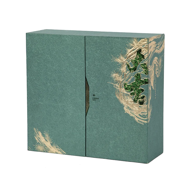 Coffret cadeau à double porte