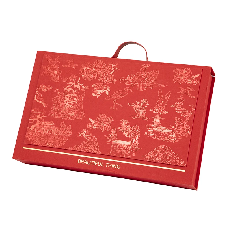 Boîte en papier valise personnalisée