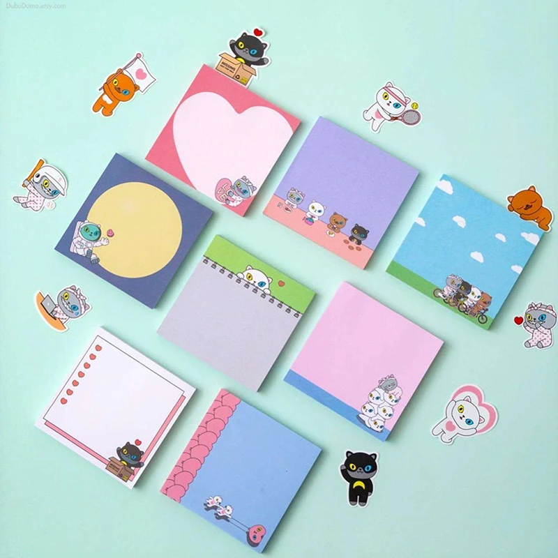 Bloc-notes autocollant recyclable